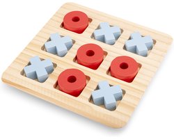 Woet® Houten Boter, Kaas & Eieren Spel - Klassiek Tic-Tac-Toe Bordspel voor Kinderen - Educatief Speelgoed - FSC - Vanaf 3 Jaar