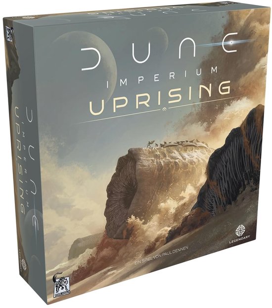 Omgoods- Bordspel Uprising - Uitbreiding Dune: Imperium - Deckbuilding - Worker Placement - Politieke intriges - Nieuwe gereedschappen