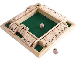 Deluxe-editie, 4 spelers, niveaus, doos, houten, tafelspel, klassiek, dobbelspel, bordspel, speelgoed
