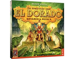 999 Games - De Zoektocht naar El Dorado - Gevaren & Muisca - Uitbreiding 2 - Bordspel - Strategisch spel - Avonturenspel - vanaf 10 jaar - Uitbreiding