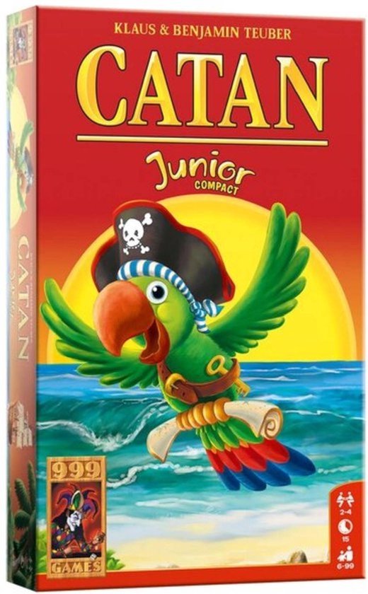 999 Games Kolonisten van Catan Junior - Compact bordspel voor piraten - 6+ jaar