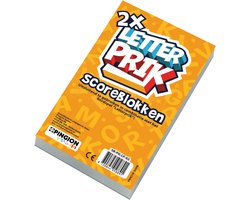 Pingion Games - Scoreblokken - Letterprik - 2 stuks