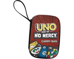 Klein Toys UNO-draagtas 'Show them no mercy' - UNO-kaarten niet inbegrepen - rood geel