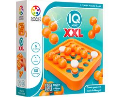 SmartGames IQ Mini XXL - Groot Logisch Denkspel - Eindeloze Uitdagingen met Verschuifbare Blockers - Educatief Solospel - Vanaf 6 Jaar