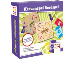 Keezenspel - Houtlook - Keezen bordspel - Dubbelzijdig - Keezen - 2 tot 6 Spelers - 50 x 50 cm