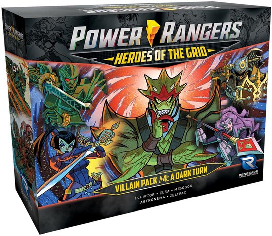 Power Rangers: Heroes of the Grid - Villain Pack #4: A Dark Turn - Uitbreiding - Engelstalig - Renegade Game Studios