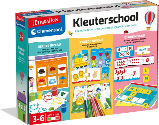 Education Clementoni - Kleuterschool - Kleuter Speelgoed - Educatief Speelgoed - 3-6 Jaar