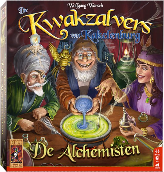999 Games - De Kwakzalvers van Kakelenburg: De Alchemisten - Uitbreiding - Bordspel
