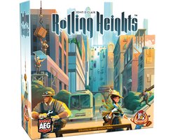 White Goblin Games - Rolling Heights - familiespel - 1 tot 4 spelers - 60 minuten - Vanaf 10 jaar - 3D bouwspel