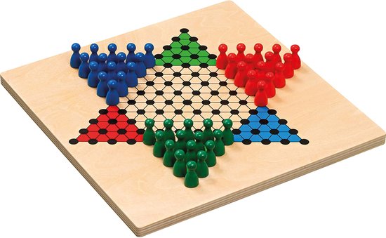 Philos Halma spel, 260 mm x 260 mm