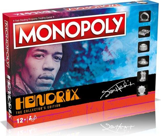 Winning Moves Monopoly - Bordspel - Jimi Hendrix - Engels
