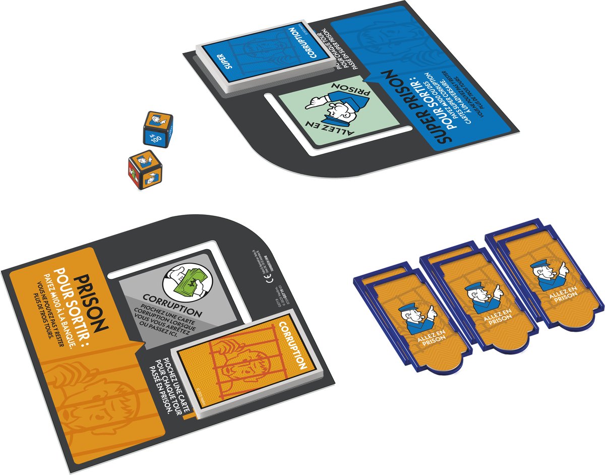 Monopoly Naar de gevangenis - UItbreiding - Franstalig