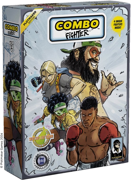 Combo Fighter Plotmaker Edition Pack 2 - Arcade Actie Kaartspel - Uitbreiding Compatibel Met Combo Fighter - Snel Spel - Vechters & Strategie - Engelstalig