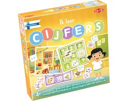 Tactic Ik Leer: Cijfers – Bordspel – Educatief – Leerzaam Spel om te Leren Tellen en Getallen te Herkennen – 1 tot 4 Spelers – Vanaf 4 Jaar