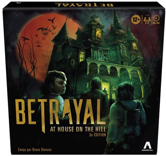 Dailygoods- Bordspel Coöperatief - Horror/Bordspel - Betrayal at House on the Hill - Nieuwe Personages - 3de Enthousiast Editie - Samenwerken en Overleven - Strategiespel