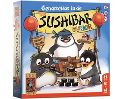 999 Games - Geharrewar in de Sushibar Junior - Dobbelspel - Snel dobbelspel voor het hele gezin - Gezelschapsspel - Familiespel - Klein cadeautje - bevat spelregels in NL en EN en FR