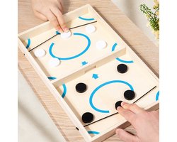 Kerstspeelgoed voor kinderen, stuiterende schaak- en hockeyspellen, educatief speelgoed voor kinderen voor het trainen van de hand-oogcoördinatie, houten speelgoed