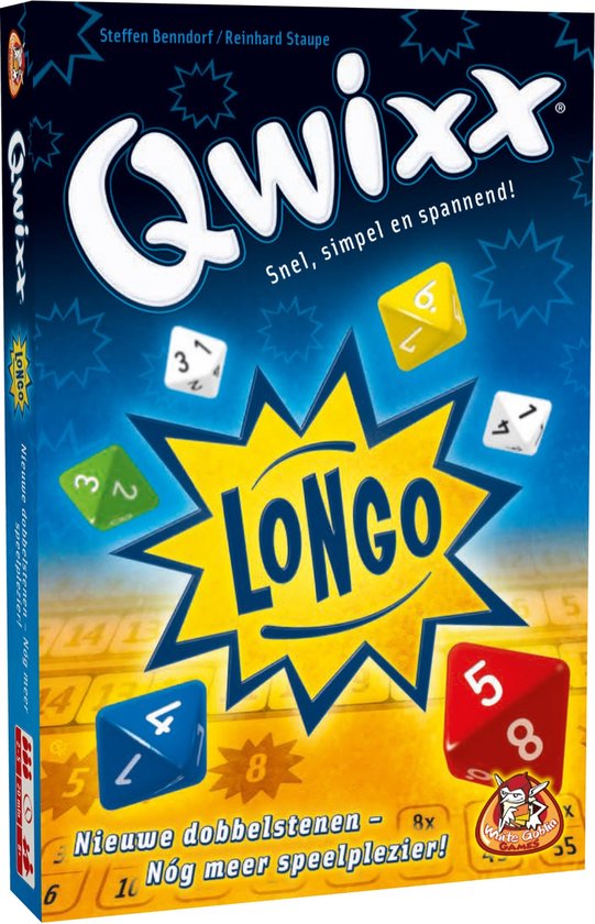 White Goblin Games Qwixx Longo - Dobbelspel met langere getallenrijen - Snel & spannend