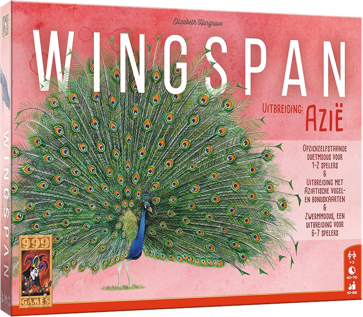 999 Games - Wingspan uitbreiding: Azie Bordspel - Gezelschapsspel - met nieuwe “duet”-variant