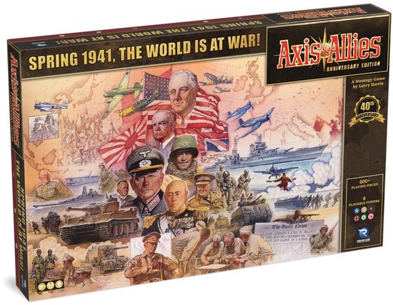 Axis & Allies: Anniversary Edition - Bordspel - Engelstalig - Tweede Wereldoorlog