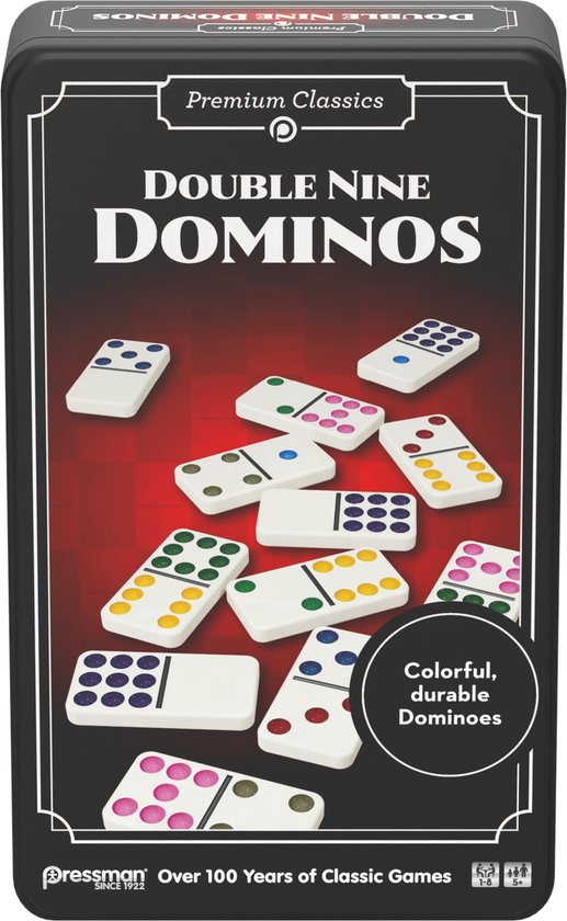 Goliath Double Nine Dominos - Actiespel - Familiespel - Domino - Denkspel