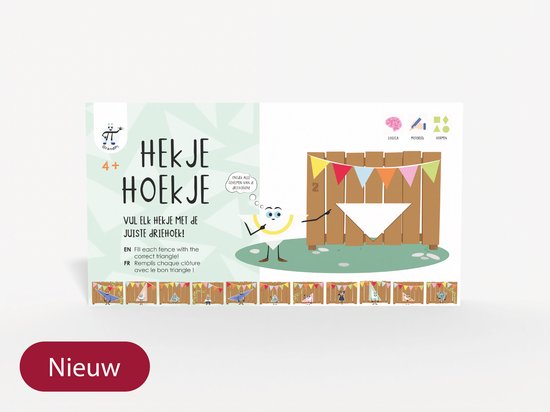 GrandPi - bordspel - educatief speelgoed - Hekje Hoekje - STEM speelgoed (Science, Technology, Engineering en Mathematics) 4+