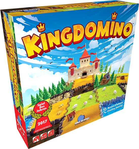 KINGDOMINO - GERONIMO GAMES - BLUE ORANGE - VANAF 8 JAAR OUD - VAN 2 TOT 4 SPELERS - TILES - PLACEMENT