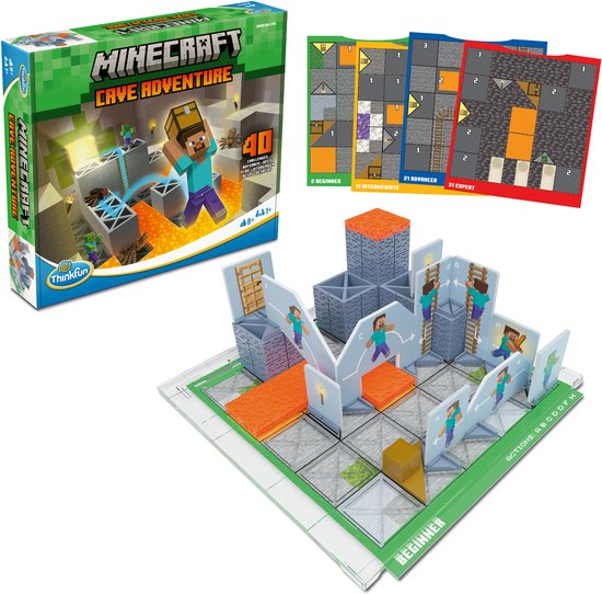 ThinkFun – Minecraft Cave Adventure – Logicaspel – Vanaf 8 Jaar