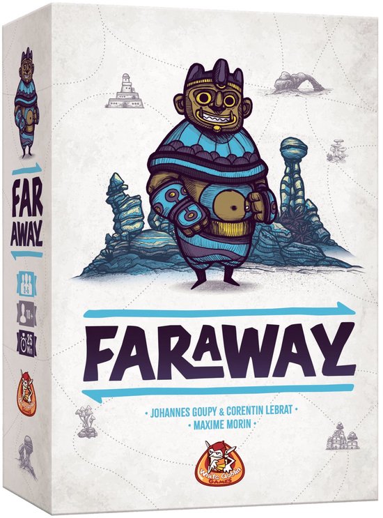 White Goblin Games - Faraway (geen kleur keuze) - Uitdagend kaartspel - 2 tot 6 spelers - Vanaf 10 jaar - 25 minuten