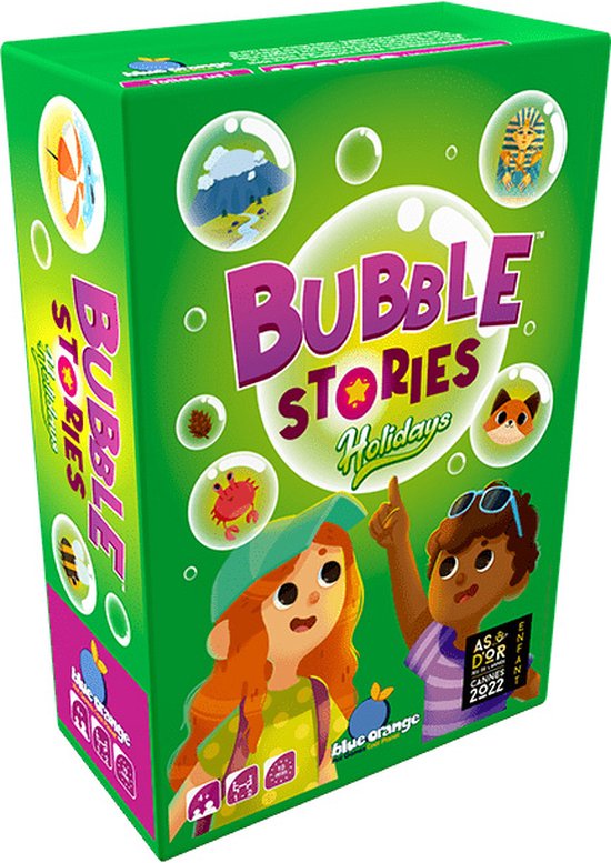 Bubble Stories Holidays - Geronimo Games - Blue Orange - Kaarspel - 1-2 Spelers - Geschikt Vanaf 4 Jaar