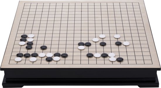 Go Bordspel Met Zijvakken – 361 Kunststof Stenen 21 mm – Strategisch Bordspel – Engelhart