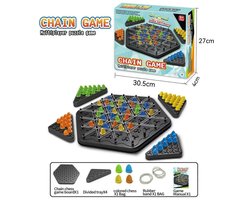 Tafelspellen-Bordspellen-Driehoek Schaakbord Bordspel - Actief Beweeg Spel - Kinderspeelgoed - Cadeau kind-Groot formaat