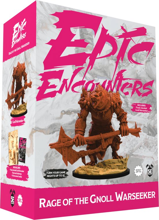 Epic Encounters Rage of the Gnoll Warseeker - RPG Miniaturen - Steamforged Games