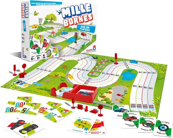 Dujardin Mille Bornes 59019 bordspel Race
