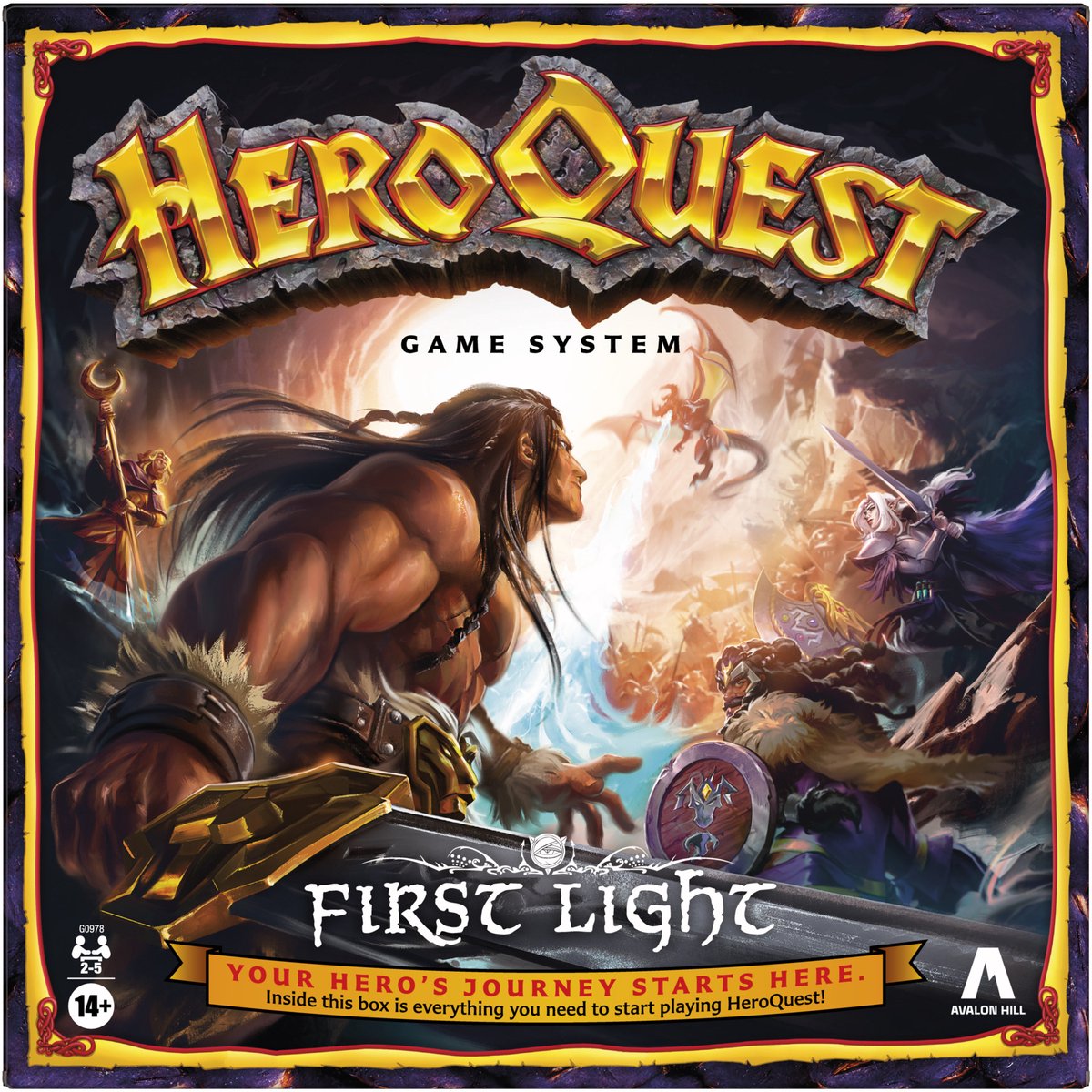 HeroQuest First Light - Fantasy bordspel voor volwassenen en tieners - Hasbro