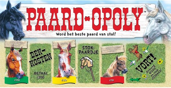 Horka Gezelschapsspel Paard-opoly - NL - paarden o poly