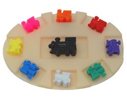 HOT Games domino uitbreidingsset Mexican Train - spel voor kinderen.