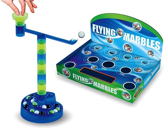 Marble Genius Flying Marbles Actiespel - Familie Tafelspel, vanaf 8 jaar, 1-4 spelers