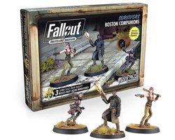 Fallout: Wasteland Warfare – Survivors: Boston Companions - Uitbreiding - Miniaturen Ongeschilderd - Modiphius Entertainment - Ongeschilderd