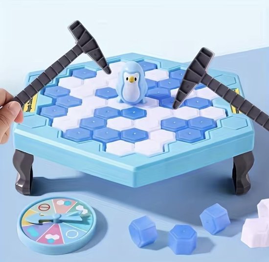 Red de Pinguïns - Pinguïn Smash - Vakantiespel - Drinkspel - Kinderspel - Hamertje Tik - 2 tot 4 Spelers - Feestspel - Partyspel - A3.5