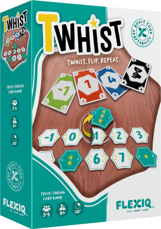 Asmodee kaartspel Twhist - strategisch familiespel voor 3-5 spelers.