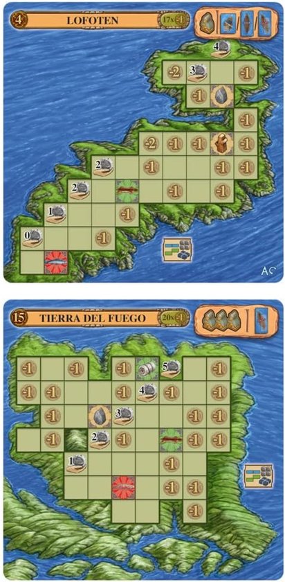 SnelShoppen - Speluitbreiding A Party for Odin: 2-eilanden pakket, bordspel uitbreidingen, strategisch spel, familiegames, voor 2-5 spelers, 14+ jaar,