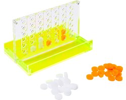 Sunnylife - Games Lucite Travel 4 Op Een Rij - Acrylaat Kunststof - Multicolor