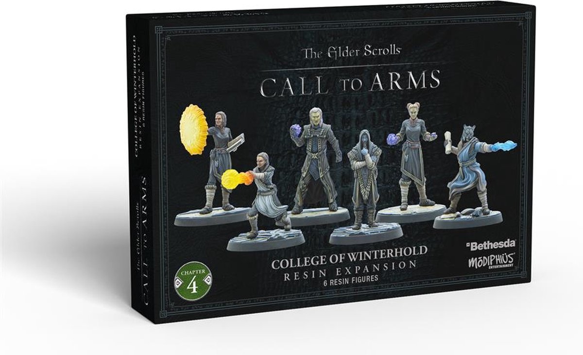 The Elder Scrolls: Call To Arms - College of Winterhold - Miniature Game - Ongeschilderd