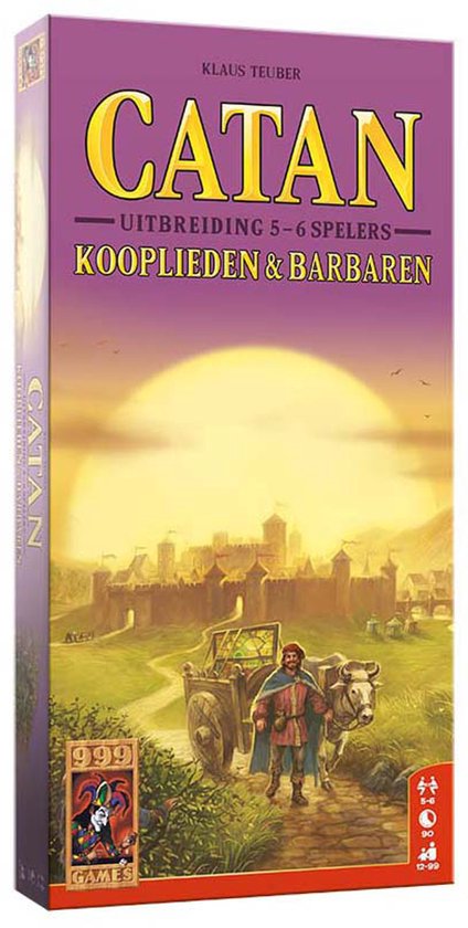 999 Games - Catan: Uitbreiding Kooplieden & Barbaren 5/6 spelers - Bordspel