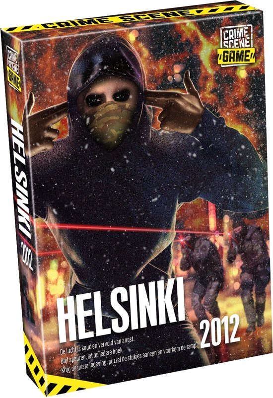 Tactic Crime Scene Helsinki 2012 – Bordspel – Misdaadspel – Scandinavisch Mysterie vol Stilte en Spanning – Diepgaand Onderzoek en Deductie – Crime Scene Serie – Game Storm Studio – 1 of Meer Spelers – Vanaf 18 Jaar