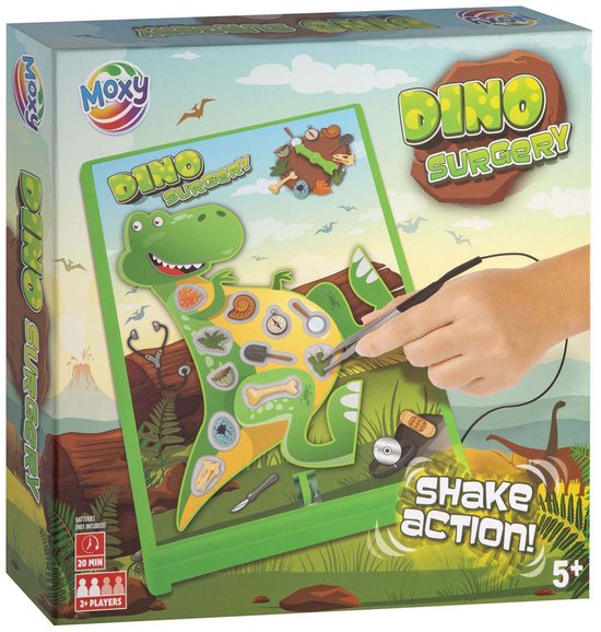 Moxy Dino Surgery bordspel 24,5x17,5cm