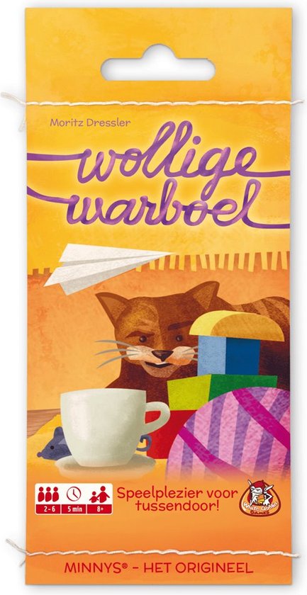 White Goblin Games - Minnys: Wollige Warboel - familiespel - 2 tot 6 spelers - 5 minuten - Vanaf 8 jaar