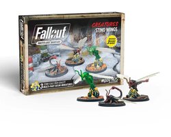 Fallout: Wasteland Warfare - Creatures: Stingwings - Uitbreiding - Modiphius Entertainment - Ongeschilderd