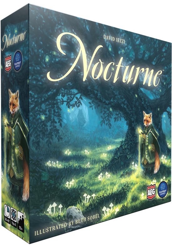 Nocturne - Puzzel Bordspel - Gezelschapsspel voor Families - Strategisch & Magisch - Engels - Alderac Entertainment
